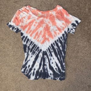 Tie Dye Wrinkle Top